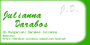 julianna darabos business card